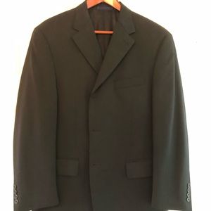 Tommy Hilfiger Suit. 40s. Black, worn about 4 times. Excellent condition.